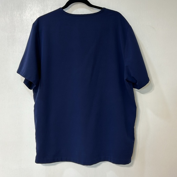 FIGS UNISEX TECHNICAL COLLECTION  SCRUB SHORT SLEEVE NAVY Sz XL - Picture 2 of 10